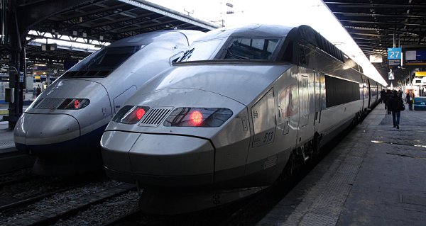 TGV in Gare de l’Est