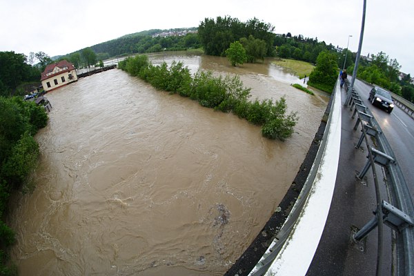 Neckar flood