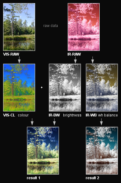 infrared image processing workflow