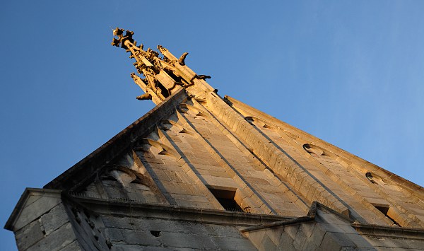 last evening light on the walls