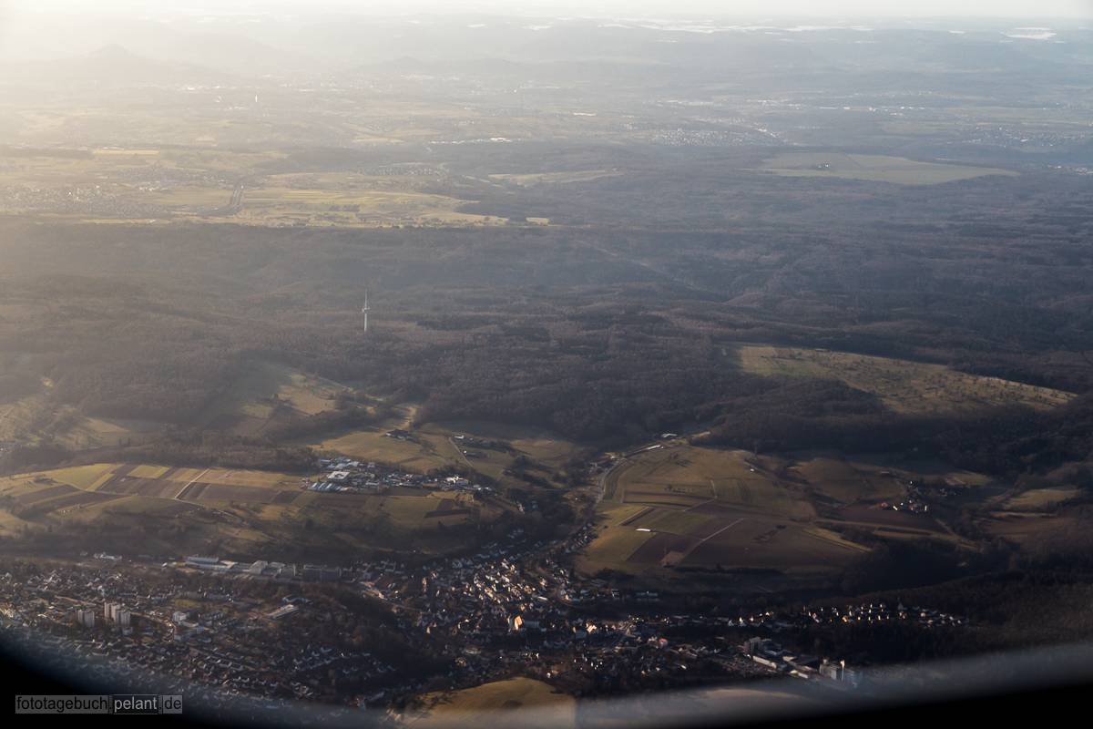 aerial view of Waldenbuch and the Schnbuch forest