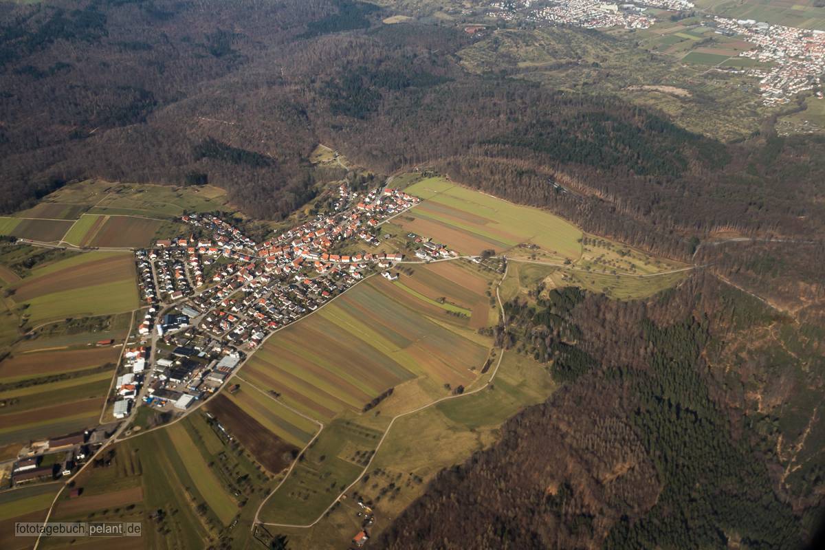 Schlichten (Schorndorf, Schurwald) Luftaufnahme