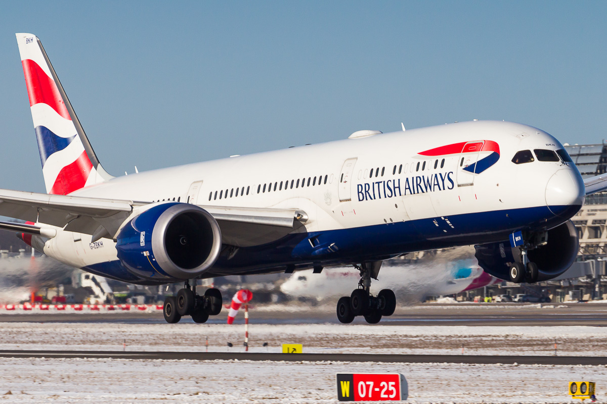 G-ZBKH | British Airways | Boeing 787-9 at Stuttgart airport (STR)