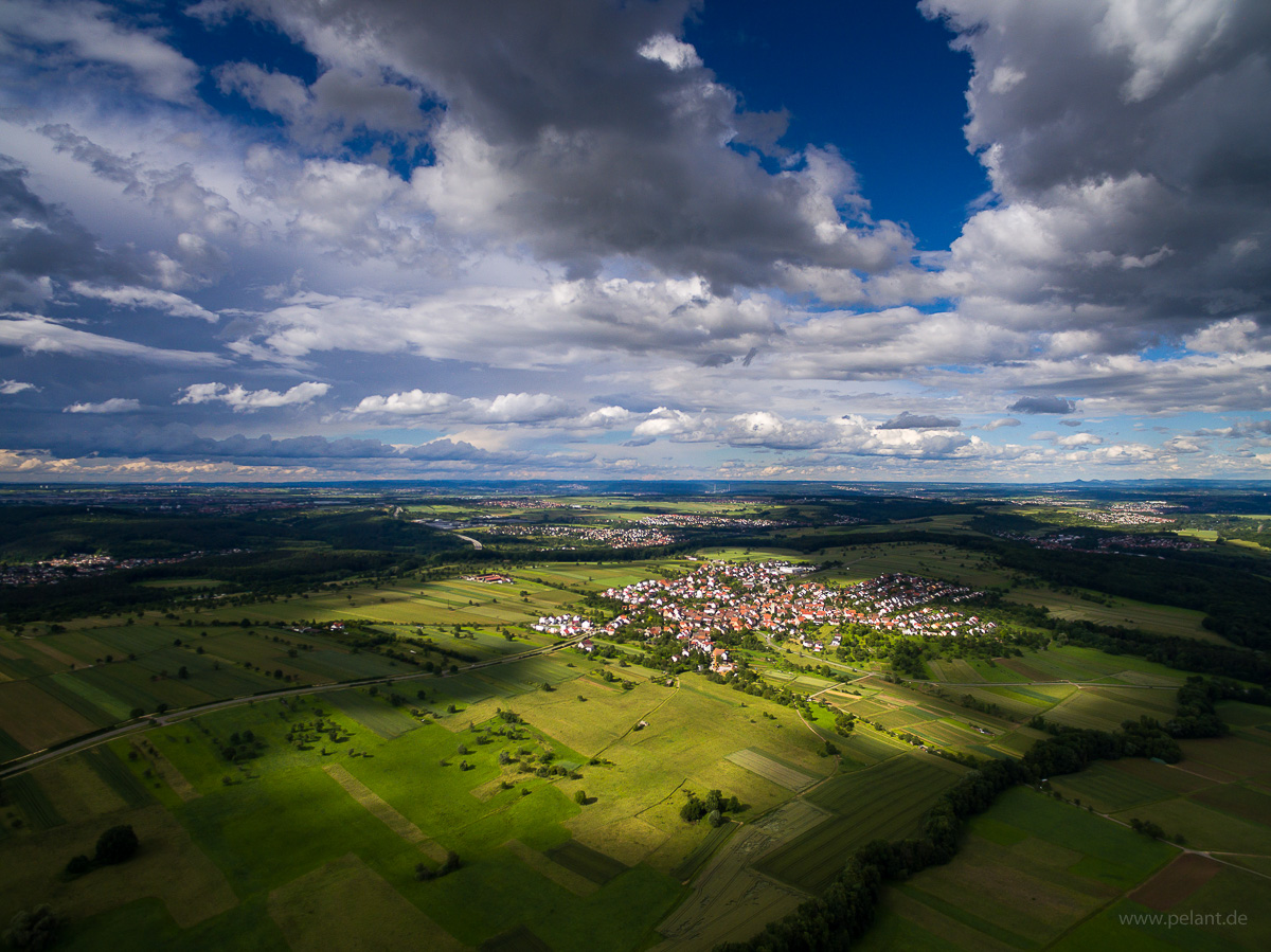 aerial view of Schlaitdorf