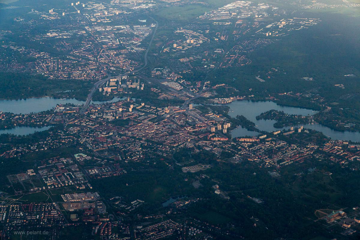 Luftaufnahme von Potsdam