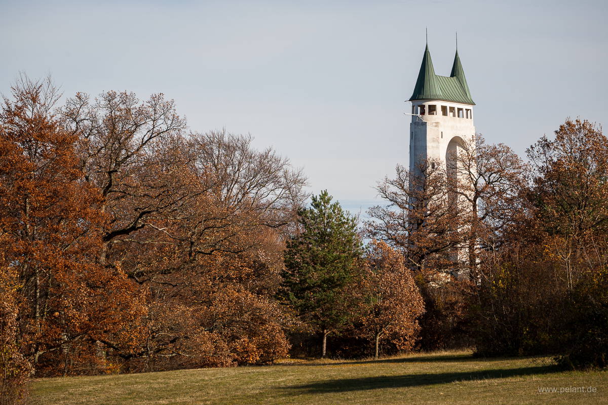 Die Pfullinger Unterhose - der Schnbergturm im Herbst