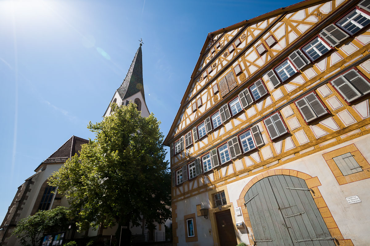 Pfarrhaus von Aichtal-Grtzingen, Fachwerkhaus