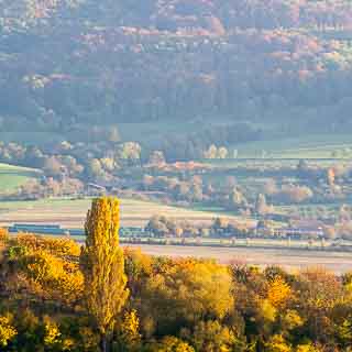 Ermstal im Herbst