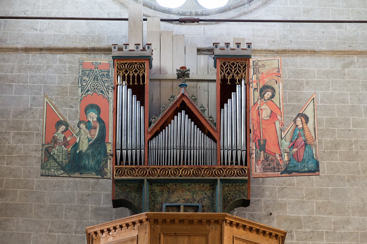 Orgel in der Basilika von Valeria, Sitten, Schweiz