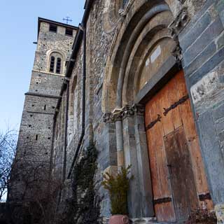 Pforte der Basilika von Valeria, Sion, Schweiz