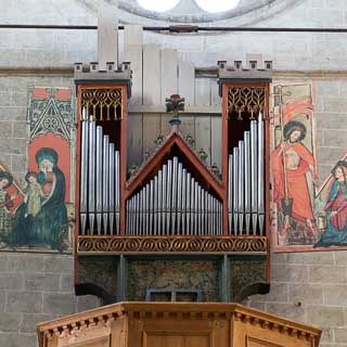 Orgel in der Basilika von Valeria, Sitten, Schweiz