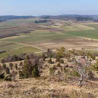 Blick vom Kornbhl auf die Schwbische Alb