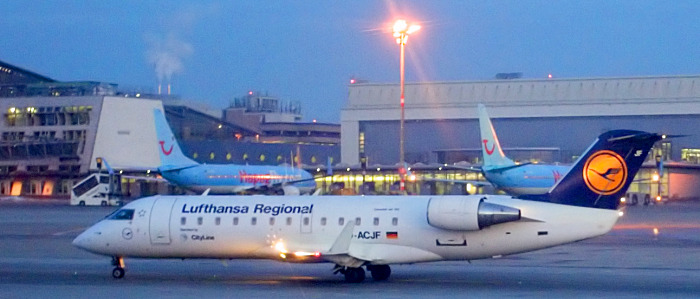 D-ACJF - Lufthansa CityLine Bombardier CRJ100