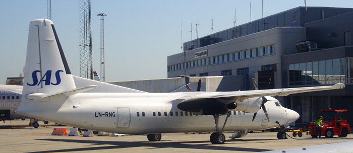LN-RNG - SAS Norge Fokker 50