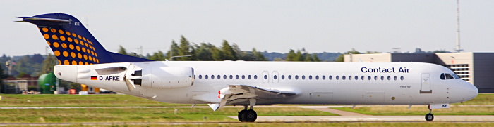 D-AFKE - Contact Air Fokker 100