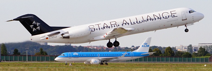 D-AFKF - Contact Air Fokker 100