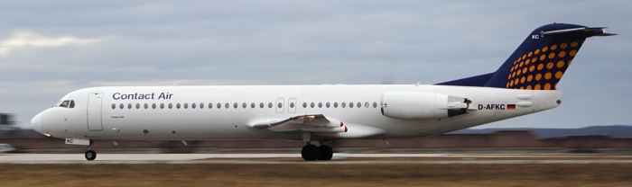 D-AFKC - Contact Air Fokker 100