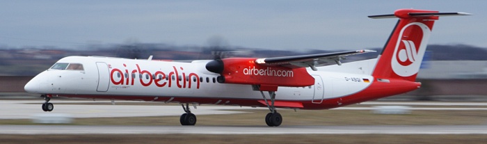 D-ABQI - Air Berlin op. by LGW Dash 8Q-400