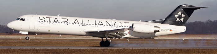 D-AFKF - Contact Air Fokker 100