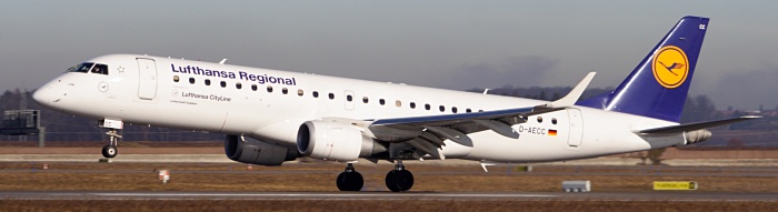 D-AECC - Lufthansa CityLine Embraer 190