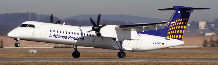 D-ADHT - Augsburg Airways Dash 8Q-400