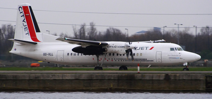 OO-VLL - CityJet Fokker 50