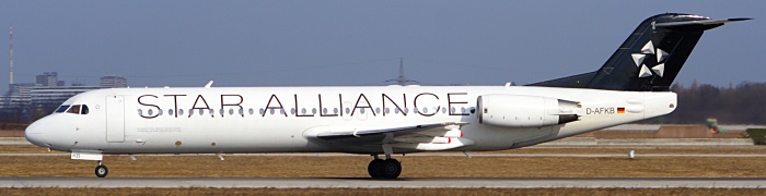 D-AFKB - Contact Air Fokker 100