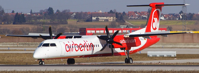 D-ABQI - Air Berlin op. by LGW Dash 8Q-400