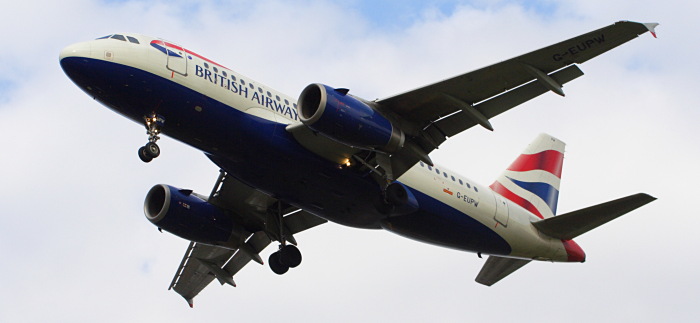 G-EUPW - British Airways Airbus A319