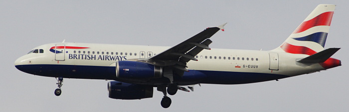 G-EUUV - British Airways Airbus A320