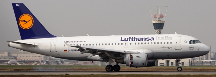 D-AKNJ - Lufthansa Italia Airbus A319