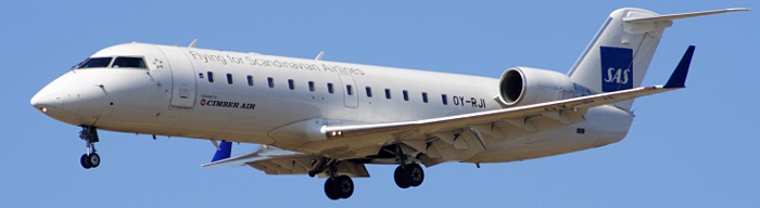 OY-RJI - Cimber Sterling Bombardier CRJ100