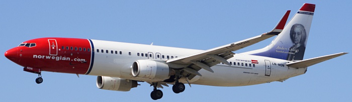 LN-NON - Norwegian Boeing 737-800