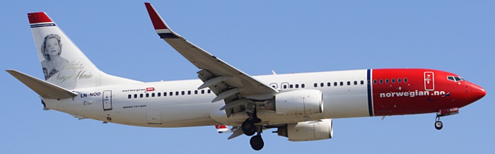 LN-NOD - Norwegian Boeing 737-800