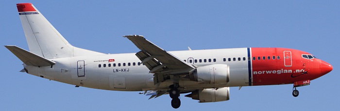 LN-KKJ - Norwegian Boeing 737-300