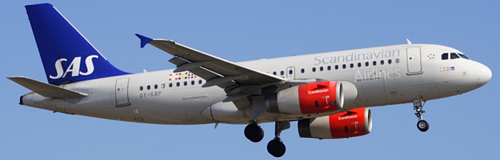 OY-KBP - SAS Airbus A319