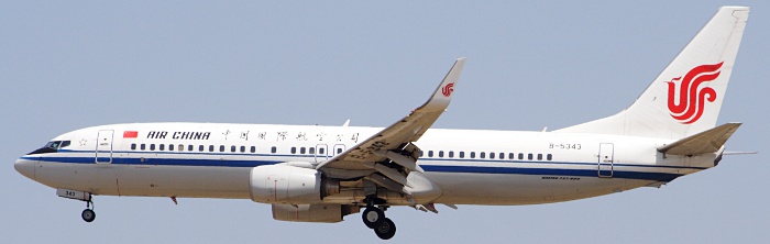 B-5343 - Air China Boeing 737-800