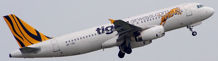 9V-TAN - Tiger Airways Airbus A320