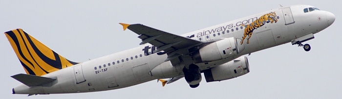 9V-TAF - Tiger Airways Airbus A320