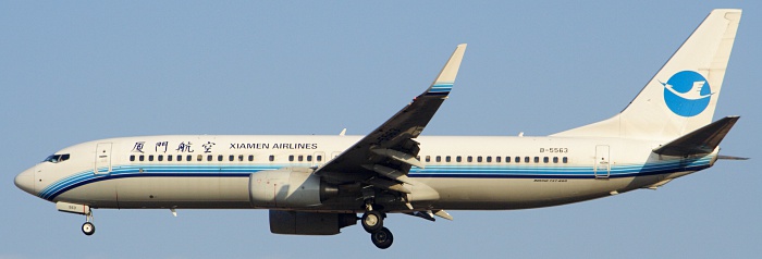 B-5563 - Xiamen Airlines Boeing 737-800