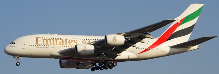 A6-EDC - Emirates Airbus A380-800