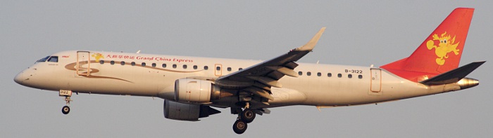 B-3122 - Tianjin Airlines Embraer 190