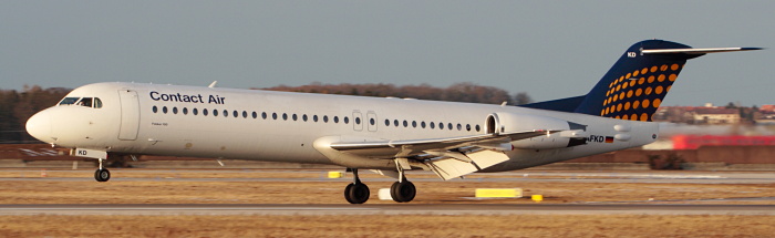 D-AFKD - Contact Air Fokker 100