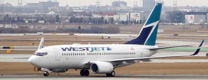 C-GWSU - Westjet Boeing 737-700