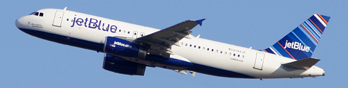 N784JB - JetBlue Airbus A320