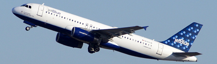 N703JB - JetBlue Airbus A320