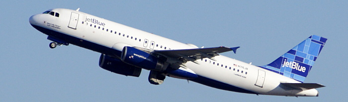 N715JB - JetBlue Airbus A320