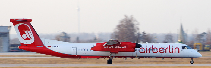 D-ABQI - Air Berlin op. by LGW Dash 8Q-400