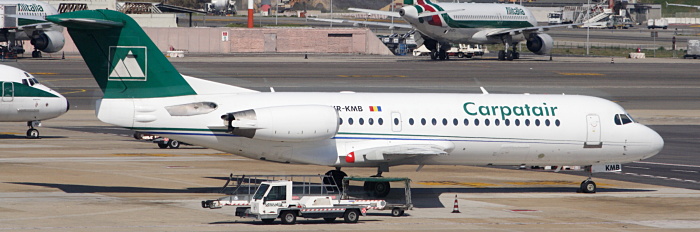 YR-KMB - Carpatair Fokker 70