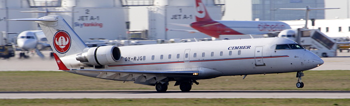 OY-RJG - Cimber Sterling Bombardier CRJ200